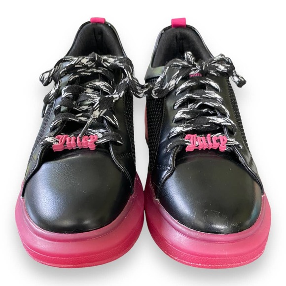 Juicy Couture Shoes - Juicy Couture Demi Black Hot Pink Womens Sneakers Size 8.5 (Eu 39)